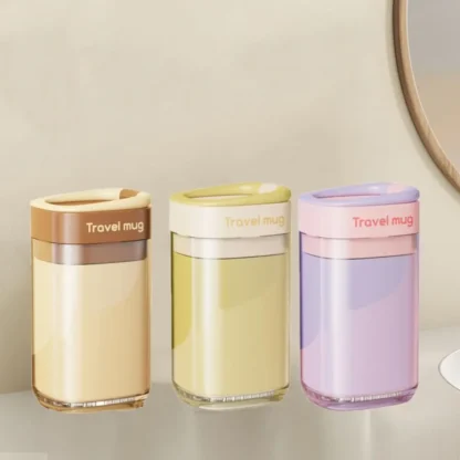Taza de lavado de viaje de dopamina de plástico, taza ligera para enjuague bucal de gran capacidad, drenable con cepillo de dientes plegable, taza de agua de viaje