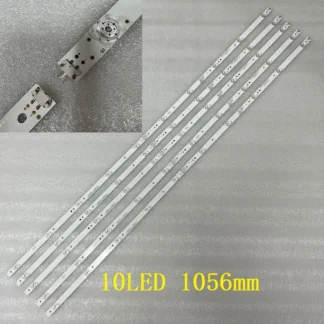 Tira de LED para iluminación trasera 10LED para Hisense CRH-BK55S1U51S3030T05107BE 55H6E 55H7608 H55A6100 H55A6120 H55A6100UK H55A6200UK H55A6200
