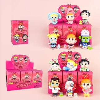 Caja ciega de Crybaby para niñas, Powerpuff, burbujas de flores, copa de mariposa, figura sorpresa misteriosa, modelo de muñeca de Pvc, juguetes de adivinación sorpresa sorpresa