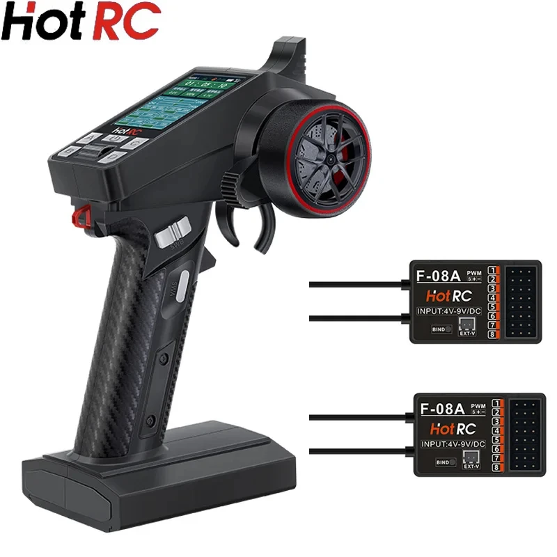 Hotrc Hot RC CT-8A Control remoto de 8 canales 2,4G receptor de 8 canales para escalada vehículo de deriva RC coche barco tanque RC modelo