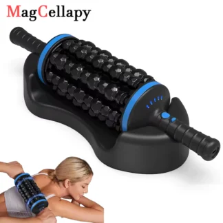 Masajeador de impacto rodante, rodillo de masaje de relajación muscular, inalámbrico, recuperación de tejido profundo y músculos, alivio del dolor para después del ejercicio