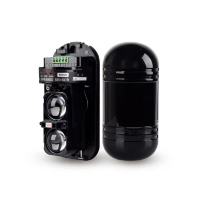 Detector infrarrojo alarma de intrusión alarma antirrobo fotoeléctrico doble haz perímetro valla ventana al aire libre