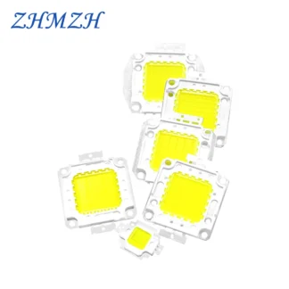 Chip LED integrado de alta potencia, salida de 30-36V, 10W, 20W, 30W, 50w, 70W, 100W, bombilla LED COB SMD DIY para reflector
