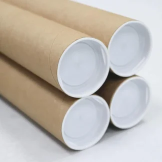 Tubo de correo -2 x 15 -Kraft -4 Pack -para envíos y carteles, artes, manualidades y documentos Lienzo para pintar grande