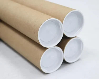 Tubo de correo -2 x 15 -Kraft -4 Pack -para envíos y carteles, artes, manualidades y documentos Lienzo para pintar grande