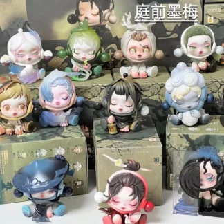 Popmart Bubble Mart Caja ciega Skullpanda Plum Series Cara de vinilo Juguete coleccionable hecho a mano de moda 11. a generación