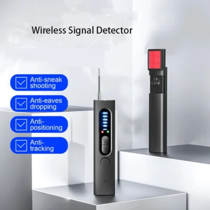 Tamaño de bolígrafo Mini Detector de señal inalámbrico portátil estenopeico Detector de cámara oculta posición antiseguimiento posicionamiento GPS