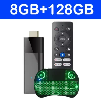 Mini TV Stick Original Android 14 Q12, compatible con vídeo 8K, Wifi, 2,4G y 5G, Ram, 4GB, 8GB, Rom, 64GB, 128GB, asistente de Google, decodificador rápido