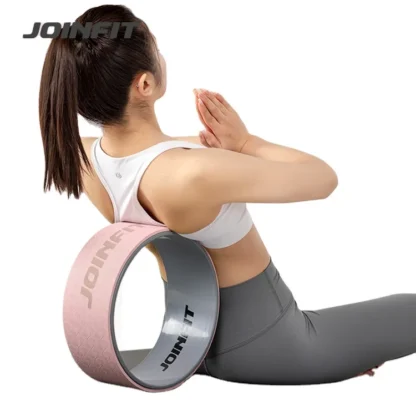 Rodillo de rueda de yoga para estiramiento de relajación de masaje muscular de tejido profundo