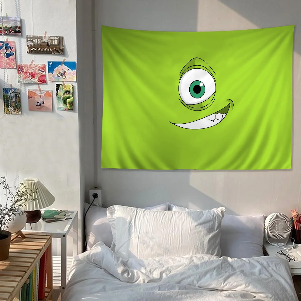 M-monsters-tapiz de Anime de la Universidad en U, tapiz colgante, Tarot, Hippie, alfombras de pared, dormitorio, decoración del hogar