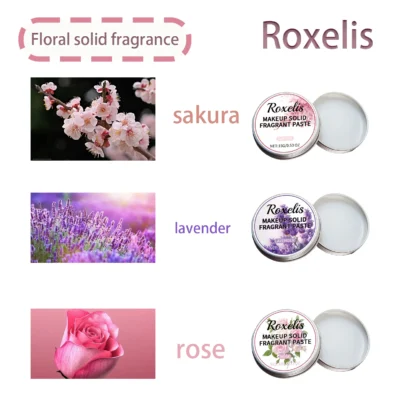 Roxelis Perfume sólido portátil para mujer Fragancia de bálsamo elegante Múltiples opciones disponibles