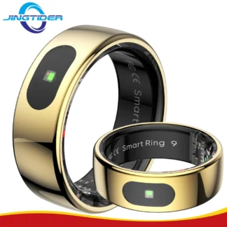 R08 rastreador de Fitness anillo inteligente 5ATM impermeable con luz indicadora Panel táctil hombres mujeres anillo inteligente temperatura de la piel anillo SpO2
