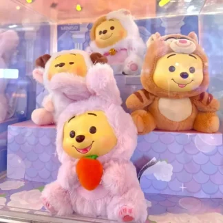 Nueva gran oferta, caja ciega sorpresa para fiesta de osito travieso Miniso auténtico, colgante de bolsa de vinilo, juguetes de moda, regalos festivos bonitos