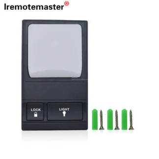 Para interruptor de pared Universal Panel de Control de botón de pared 378LM 315MHz Panel de Control de abridor de puerta de garaje y abridores de botones de aprendizaje púrpura