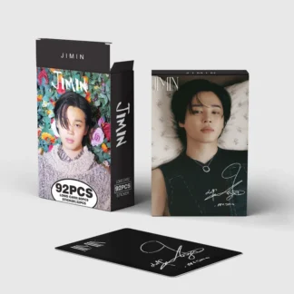 Juego de tarjetas fotográficas holográficas con diario de producción Premium JIMIN SOLO – Idol Merch de edición limitada