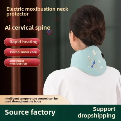 Calefacción eléctrica, protección del cuello de ajenjo, calefacción eléctrica, Control de temperatura, cuidado del cuello, bolsa de compresión caliente de ajenjo