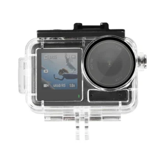 Funda impermeable de 60M/196 pies, carcasa de buceo antiniebla, carcasa de buceo subacuático para DJI Osmo Action 5 Pro/4/3, accesorios para cámara