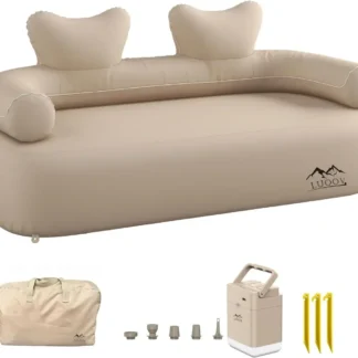 Sofá inflable, silla inflable, sofá de aire con bomba de aire portátil, sofá inflable, silla de Camping