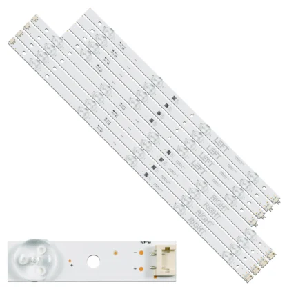 Tira de LED para 49UM7300 49UM7100 49UJ6350 49UJ6300-UA 49UJ630V-ZA 49UJ6350-UC NC490DGG-AAGX1-41CA GAN01-1255A-P1 GAN01-1256A-P1