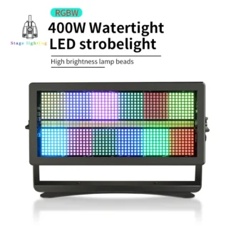 DMX IP65 864RGB + 96 luz blanca luz estroboscópica impermeable 400W súper brillante al aire libre DJ teñido boda bar escenario efectos especiales
