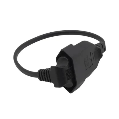 090F Cable adaptador alimentación EU 2P Cable cable extensión enchufe masculino a para cuaderno