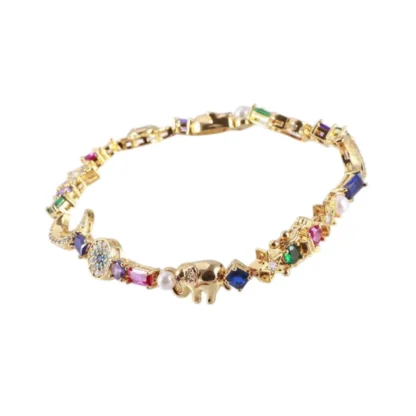 Pulsera de mujer estilo retro joyería regalo para compromiso señora día de la madre