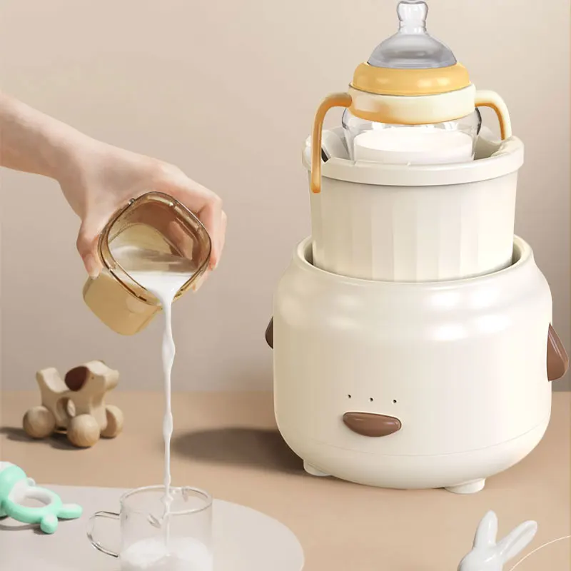 1 coctelera eléctrica para botellas de leche, mezclador de leche en polvo inteligente USB, batería de litio, fabricante de fórmula para bebés, dispositivo Divino