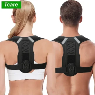 Tirantes ajustables para la parte superior de la espalda, alisador de soporte para la espalda transpirable, que proporciona alivio del dolor lumbar, cuello, hombros y clavícula