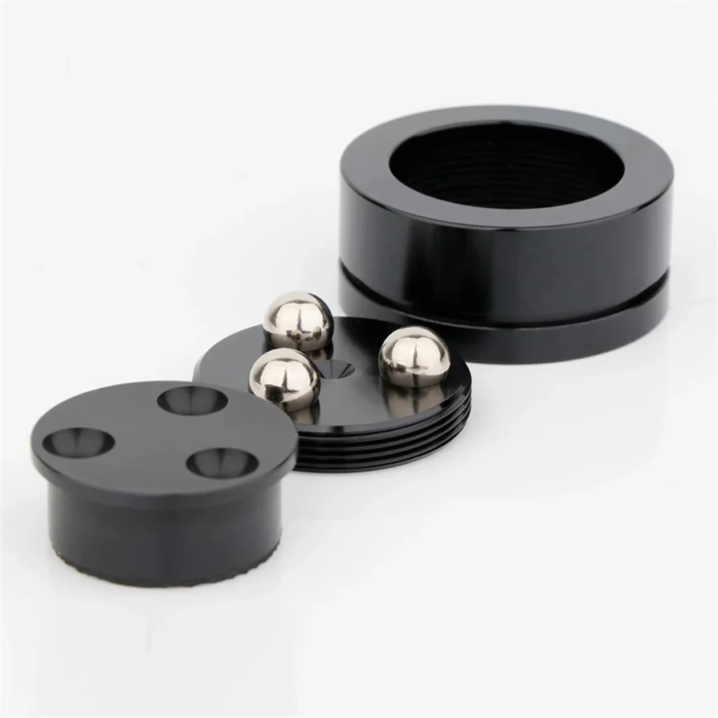 AA87C 4 Uds altavoz de Audio HIFI soporte pies amplificador de fiebre reproductor de CD trípode altavoz almohadilla de pie absorbente de golpes bola de acero