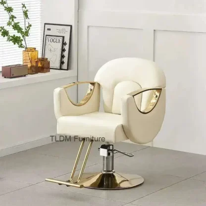 Silla De peluquero De diseño estético, equipo clásico Vintage De moda, silla De barbería, muebles De salón De belleza
