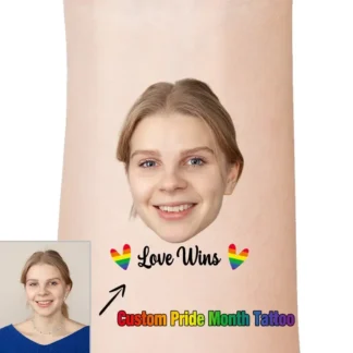 Tatuaje temporal personalizado pegatina personalizado lindo interesante corazón boda padrinos de boda decoración de dama de honor parejas 15 Uds