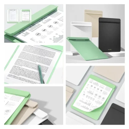 Tablero de firma de administrador de carpetas de papel de nota, tablero de carpetas de archivos A4 grueso duradero, abrazadera para dibujo, escritura, hoja de escritura