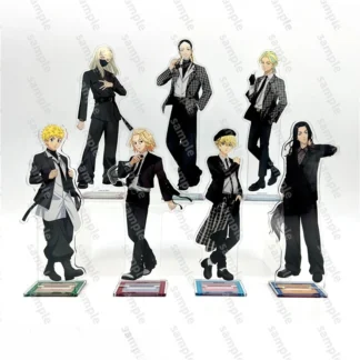 Periféricos de Anime japonés de Los Vengadores de Tokio, versión de colección Monotone, soporte acrílico, adornos de escritorio coleccionables, regalos creativos
