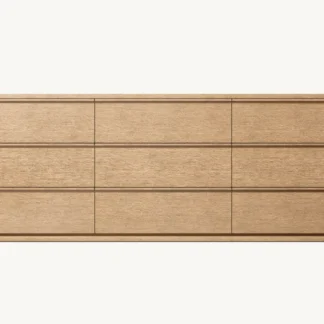 Cofre de almacenamiento moderno de lujo con 9 cajones, organizador clásico de tocador para dormitorio, decoración elegante para el hogar