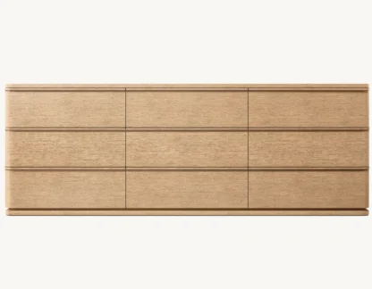Cofre de almacenamiento moderno de lujo con 9 cajones, organizador clásico de tocador para dormitorio, decoración elegante para el hogar
