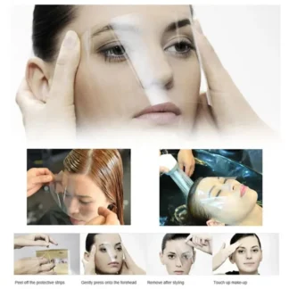 50 Uds. Protectores faciales de ducha para cortar el pelo viseras desechables transparentes Protector de ojos para peluquería herramientas de peluquería