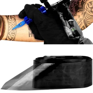 Accesorios de tatuaje desechables para higiene de maquillaje permanente, fundas para tatuajes, bolsas, cubiertas para cables, cubiertas para cables con Clip para tatuaje