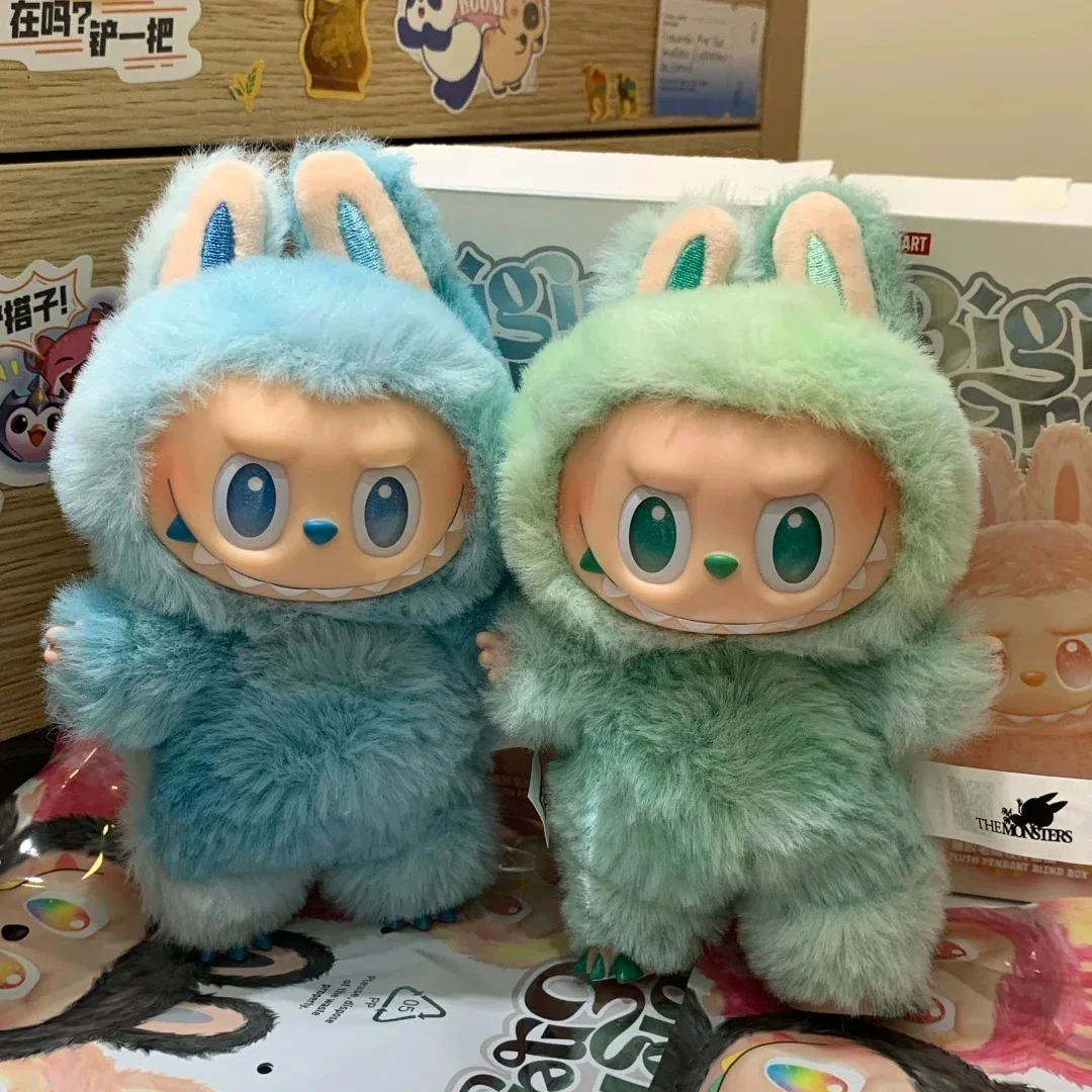 Nuevo genuino The Monsters Labubu 3,0 serie Big Into Energy vinilo colgante de felpa caja ciega Linda muñeca decoración niños juguete para regalo