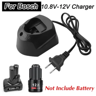 Cargador de batería de iones de litio para Bosch 10,8 V 12V BAT411 BAT412 TSR1080 GSR10.8 GSA10.8V GWI10.8V TSR120 GAL1210CV GAL1130CV GAL1110CV