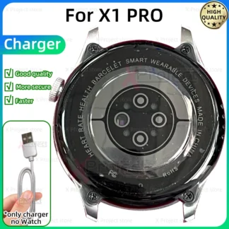 Para X1 PRO reloj inteligente cargador inalámbrico adaptador de corriente WO X1PRO Smartwatch Cable de carga inalámbrico Original enchufe UE EE. UU. Reino Unido