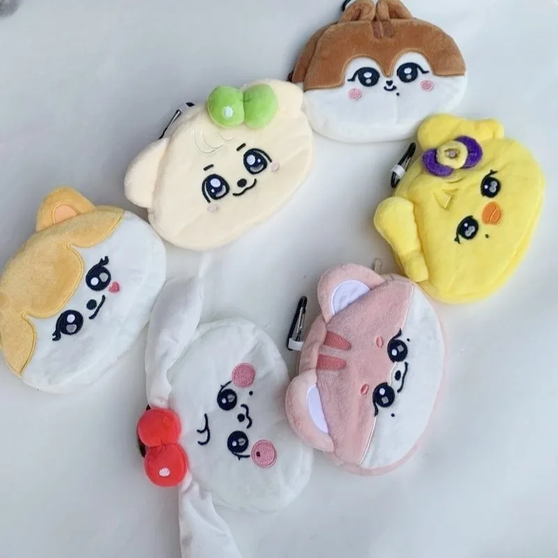 Portatarjetas de Anime Ive, llavero colgante de muñeca Kawaii, bolsa de almacenamiento, Bolsa Escolar decorativa, regalo portátil de dibujos animados, venta al por mayor