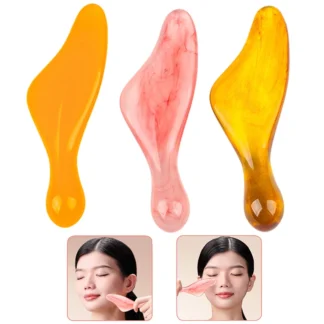 Pala muscular de resina Gua Sha, raspador Gouache, masajeador para cara, cuerpo, Lifting de la piel Facial, eliminación de arrugas, herramientas de cuidado de SPA de belleza