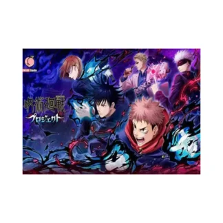 Venta al por mayor, tarjeta de colección Jujutsu Kaisen, póster de papel acrílico de colores Jinguo Club, serie de memoria de batalla, tarjeta de noche tímida artística Abs