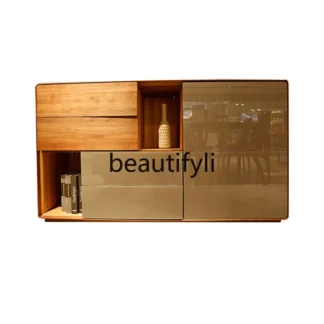 Gabinete doméstico de alta calidad respetuoso con el medio ambiente de nogal negro