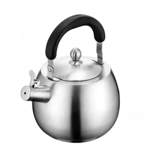 Hervidor de agua hirviendo de acero inoxidable 304, 5L, gran capacidad, tetera con silbato para Cocina de Inducción, estufa de Gas