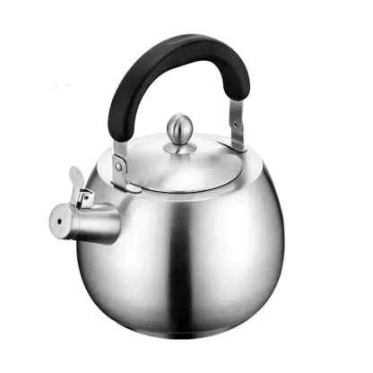 Hervidor de agua hirviendo de acero inoxidable 304, 5L, gran capacidad, tetera con silbato para Cocina de Inducción, estufa de Gas