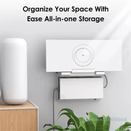 Soporte de pared 2 en 1 para enrutador Starlink Gen 3, Kit de soporte de montaje para ahorro de espacio, soporte para enrutador y fuente de alimentación