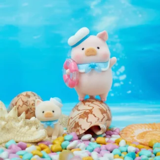 Caja ciega de juego de moda, cerdo enlatado Original, cerdo LuLu, serie del océano, modelo hecho a mano, adorno, muñeca, juguete para regalo, caja misteriosa personalizada