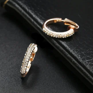 1 pieza de nuevos dijes Retro Simple redondo francés Clip de oreja pendientes superventas para accesorios de joyería de mujer