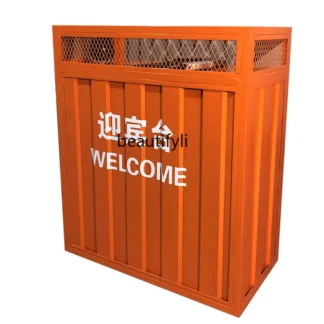 Mostrador de recepción de estilo Industrial para comedor, restaurante, tienda de ropa, Bar, tienda de cajero